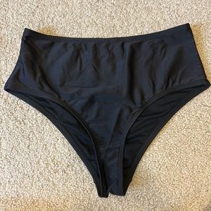 High waisted bikini bottoms